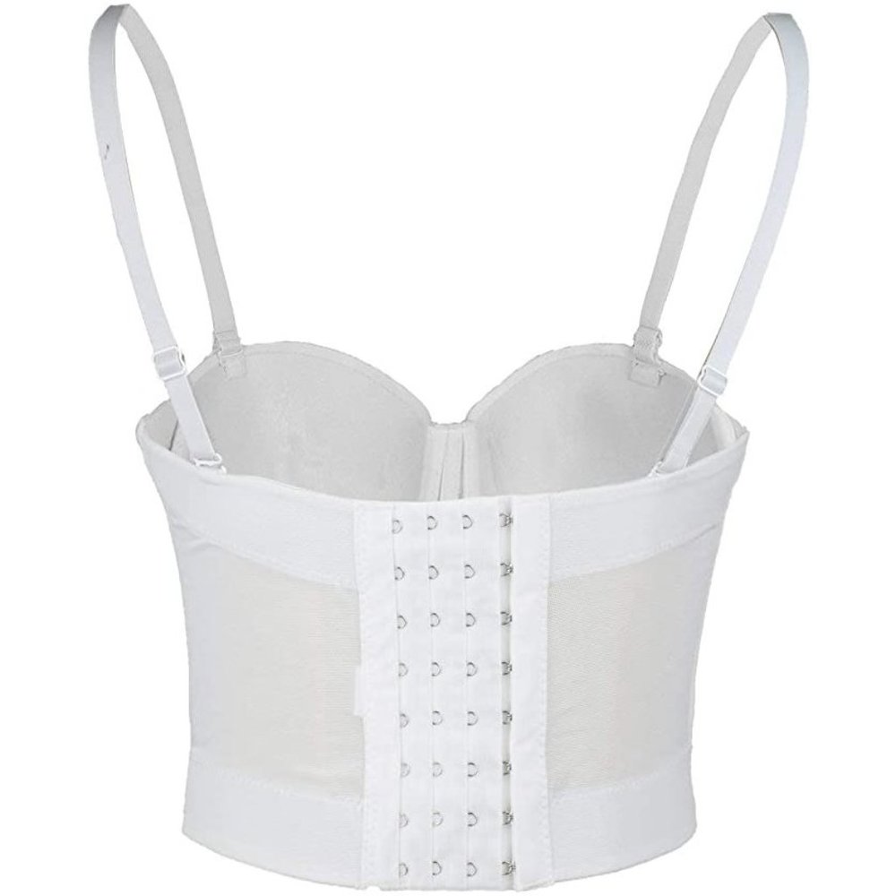 NEW Sparkling Bling Swarovski Crystal Rhinestone Bustier Bra Top + FREE … - Picture 6 of 14